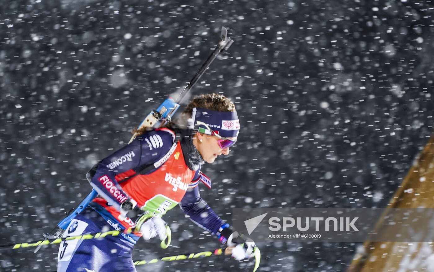 Sweden Biathlon World Cup Women Relay Competition