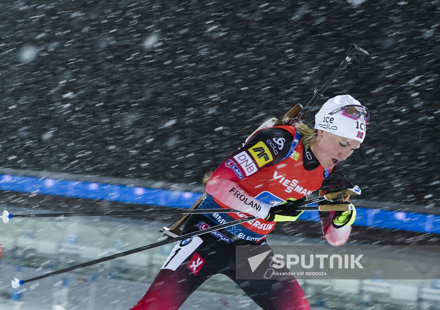 Sweden Biathlon World Cup Women Relay Competition