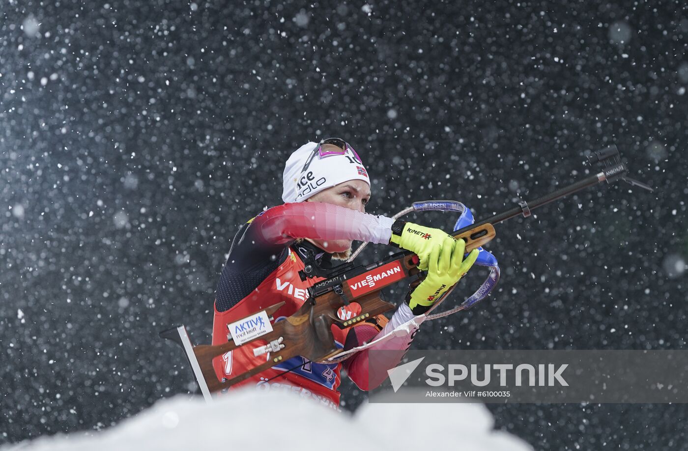 Sweden Biathlon World Cup Women Relay Competition