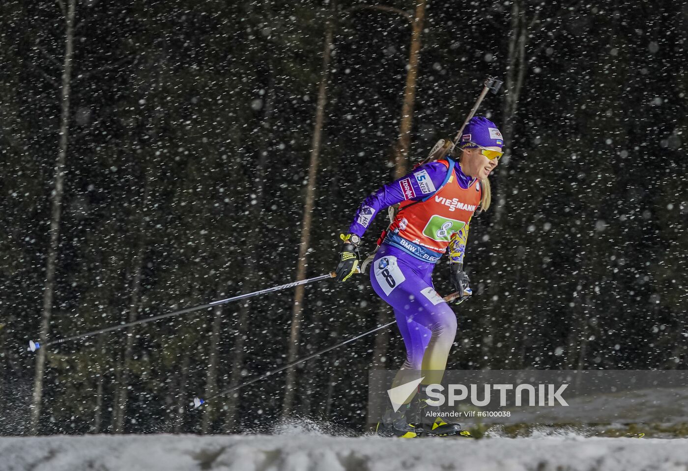 Sweden Biathlon World Cup Women Relay Competition