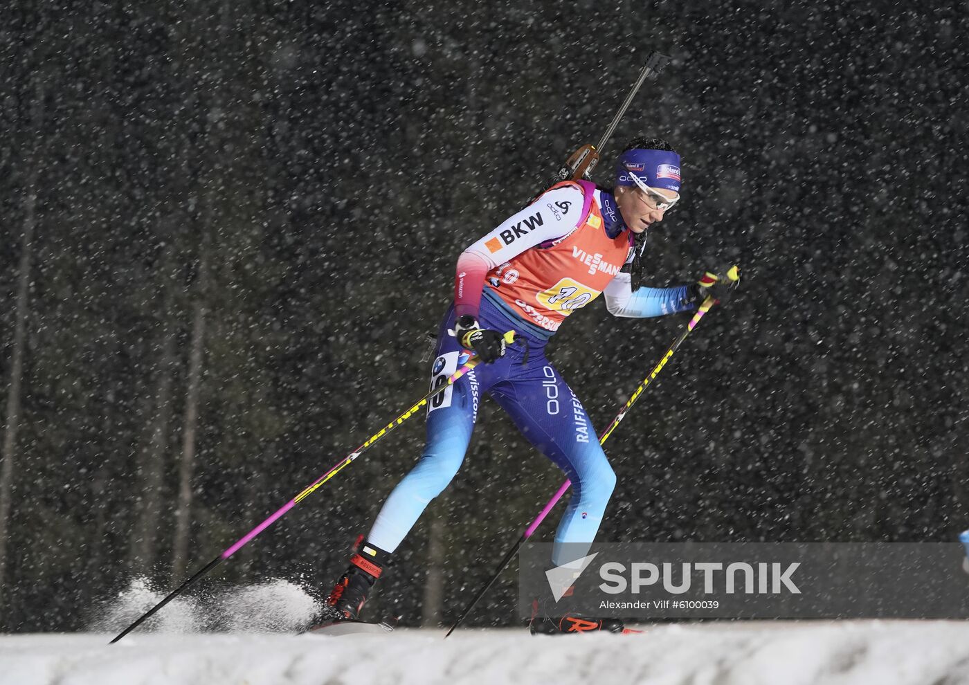 Sweden Biathlon World Cup Women Relay Competition