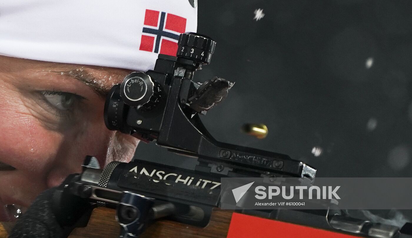 Sweden Biathlon World Cup Women Relay Competition