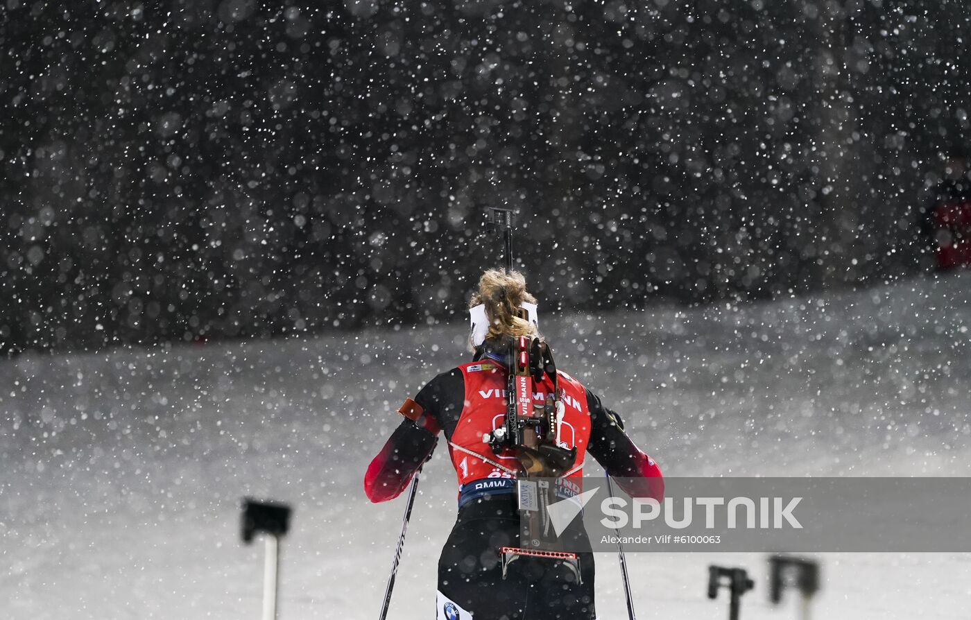 Sweden Biathlon World Cup Women Relay Competition