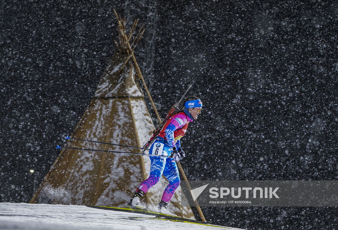 Sweden Biathlon World Cup Women Relay Competition