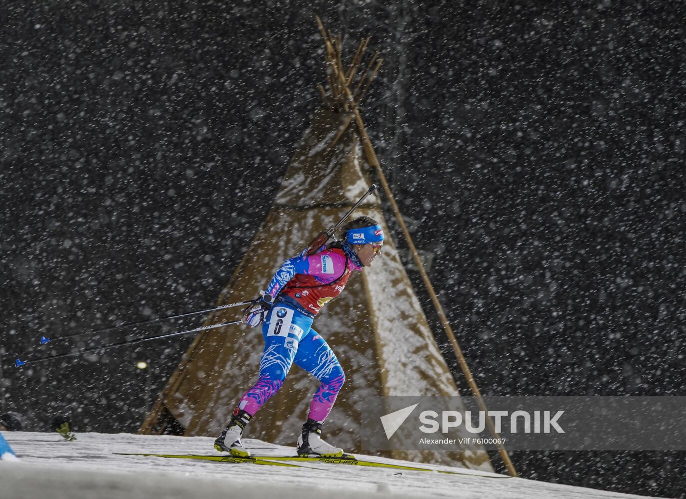 Sweden Biathlon World Cup Women Relay Competition