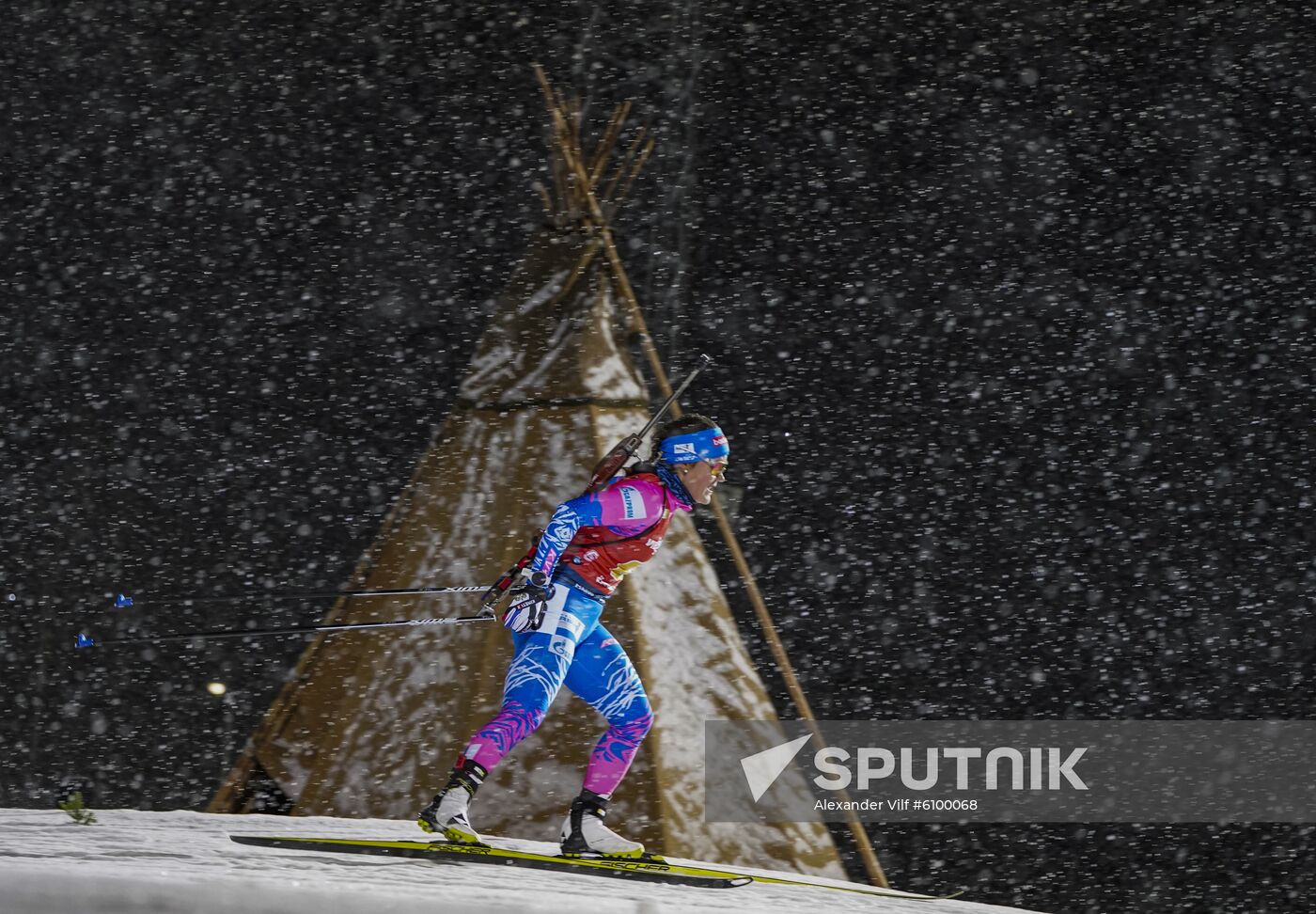 Sweden Biathlon World Cup Women Relay Competition