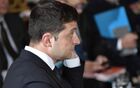 Ukrainian President Volodymyr Zelensky attends a meeting of the Normandy Four leaders at the Elysee Palace in Paris, France. The leaders of Ukraine, Russia, Germany and France are holding a series of meetings since 2014 to resolve the conflict between Kiev and the breakaway republics in Ukraine's east. Location: France, Paris. Author: Aleksey Nikolskyi. France Normandy Four Summit