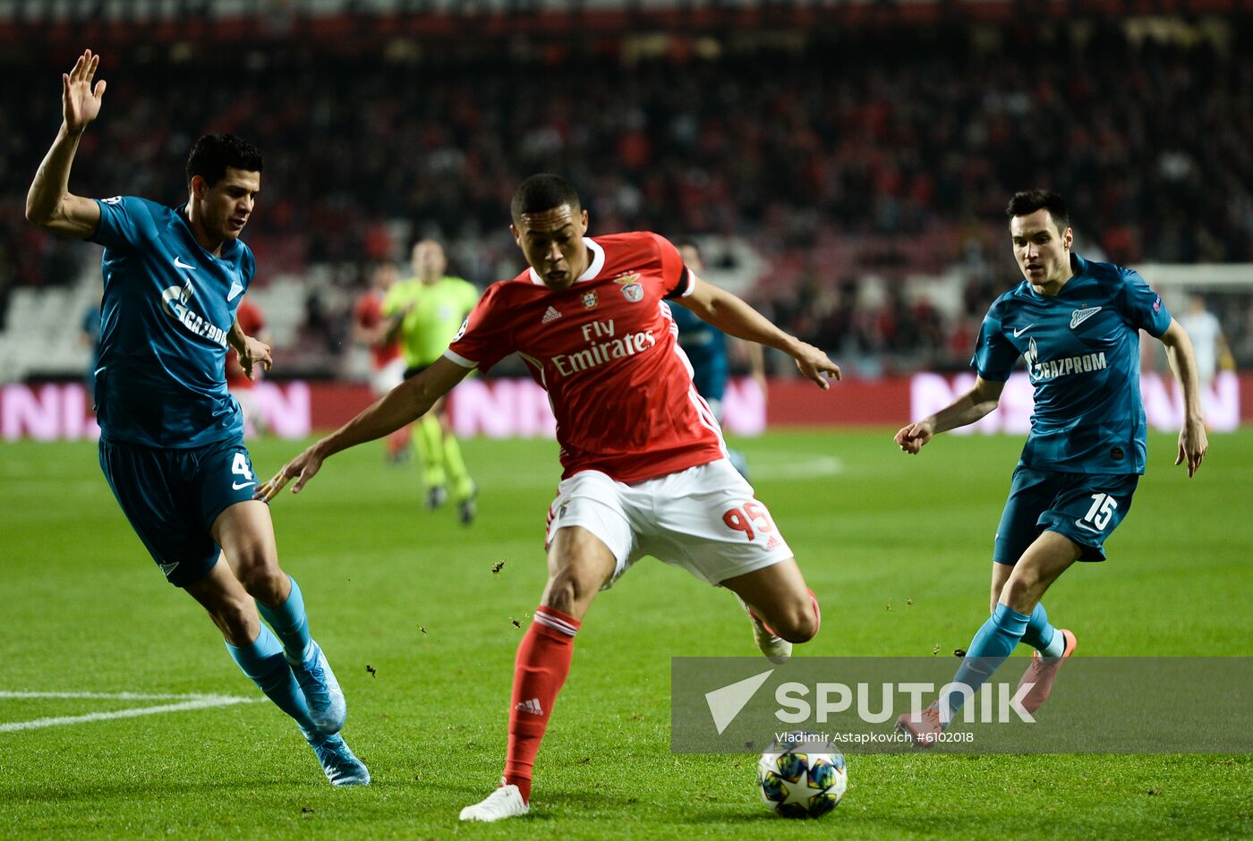 Portugal Soccer Champions League Benfica - Zenit