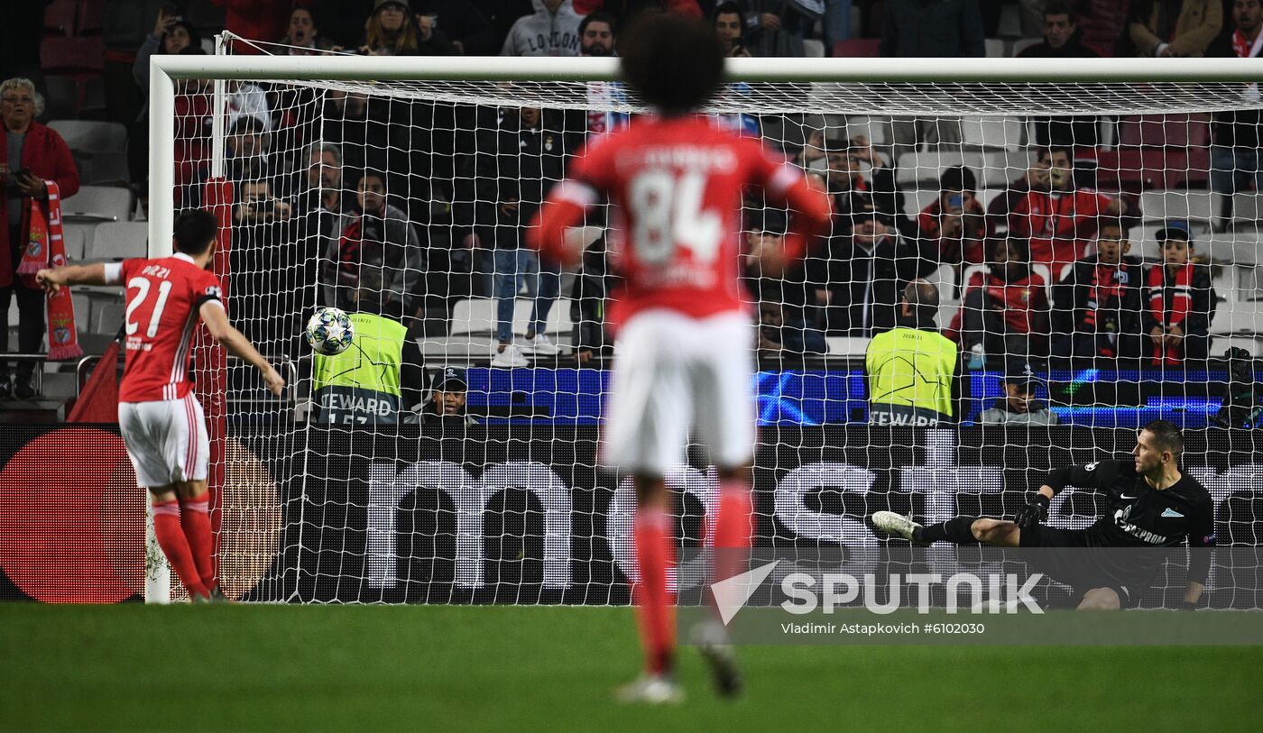 Portugal Soccer Champions League Benfica - Zenit