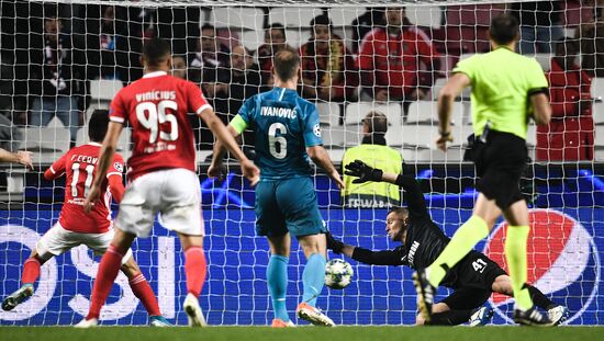 Portugal Soccer Champions League Benfica - Zenit