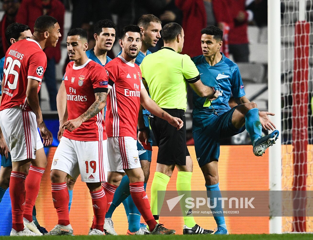 Portugal Soccer Champions League Benfica - Zenit
