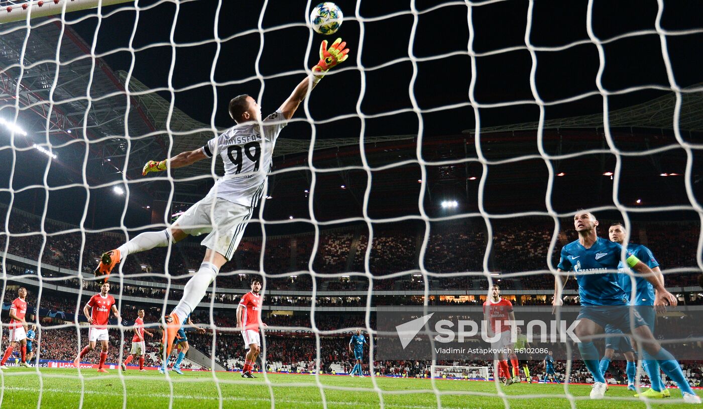 Portugal Soccer Champions League Benfica - Zenit