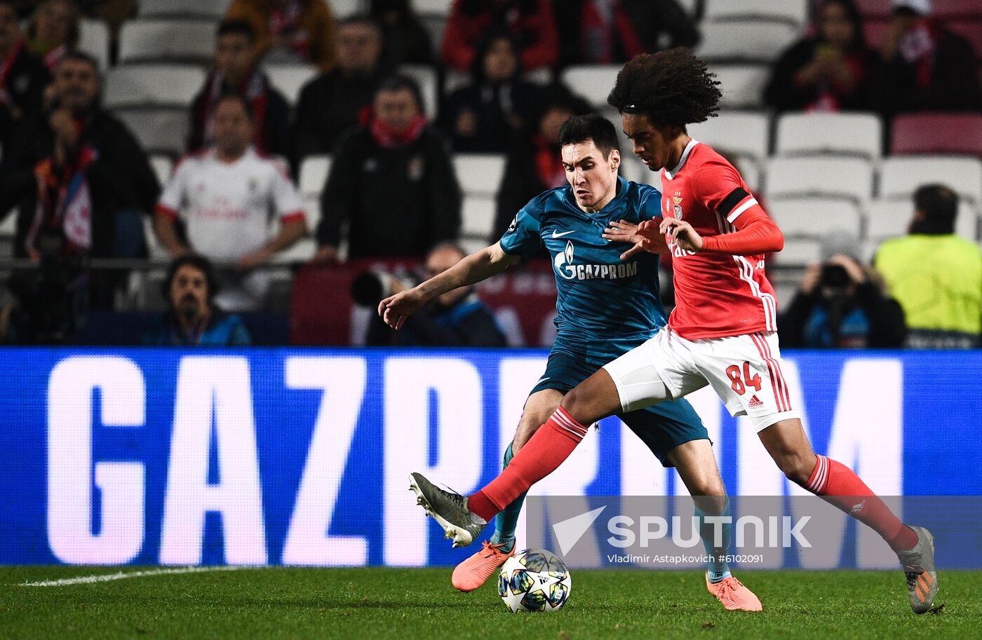 Portugal Soccer Champions League Benfica - Zenit