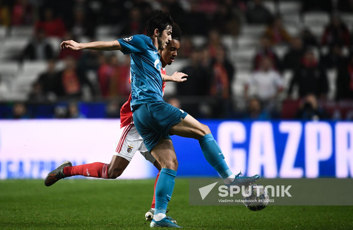 Portugal Soccer Champions League Benfica - Zenit