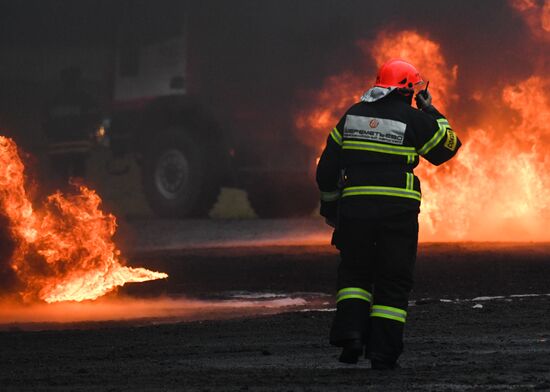 Russia Emergency Services Drills
