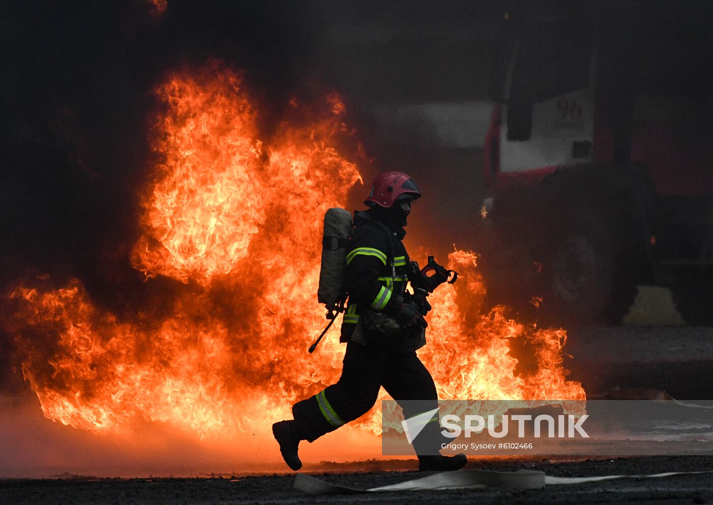 Russia Emergency Services Drills