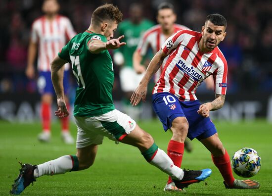 Spain Soccer Champions League Atletico - Lokomotiv