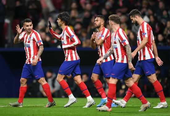 Spain Soccer Champions League Atletico - Lokomotiv