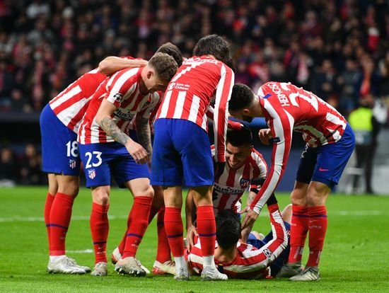 Spain Soccer Champions League Atletico - Lokomotiv