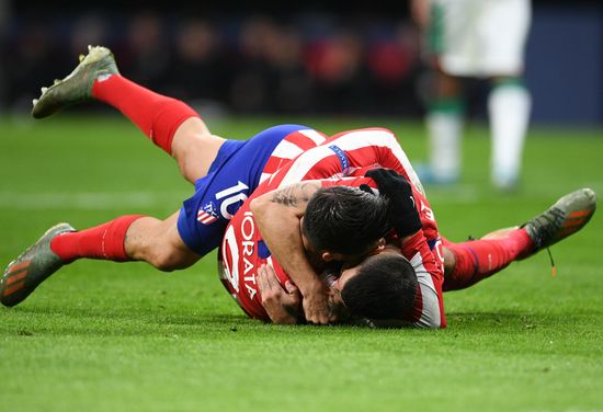 Spain Soccer Champions League Atletico - Lokomotiv