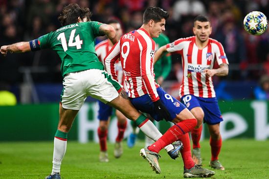 Spain Soccer Champions League Atletico - Lokomotiv