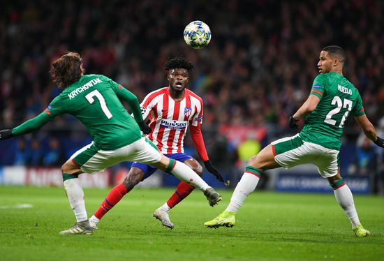 Spain Soccer Champions League Atletico - Lokomotiv