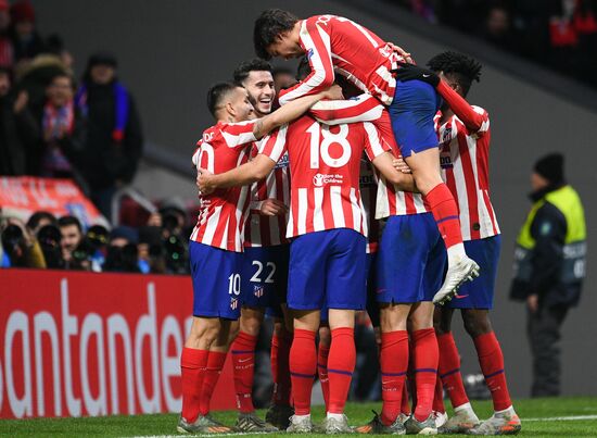 Spain Soccer Champions League Atletico - Lokomotiv