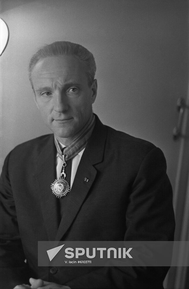 Scientist Nikolai Leontyev, holder of two Cambodian orders