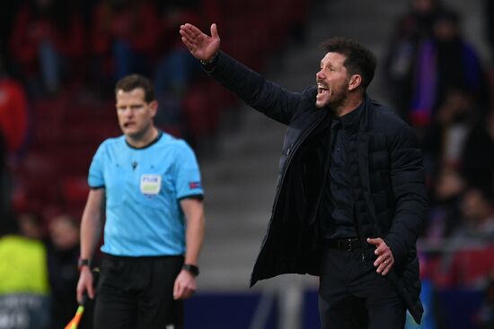 Spain Soccer Champions League Atletico - Lokomotiv