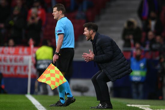 Spain Soccer Champions League Atletico - Lokomotiv