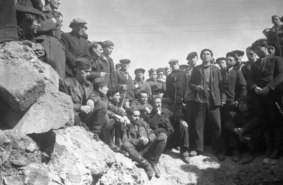 Meeting between Odessa and Slovakian partisans