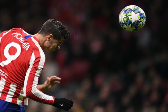 Spain Soccer Champions League Atletico - Lokomotiv