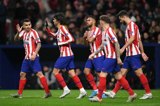 Spain Soccer Champions League Atletico - Lokomotiv