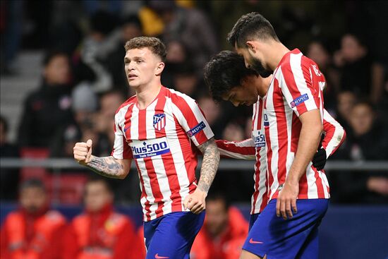 Spain Soccer Champions League Atletico - Lokomotiv