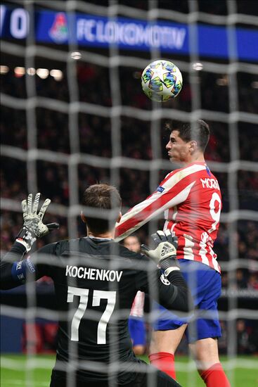 Spain Soccer Champions League Atletico - Lokomotiv