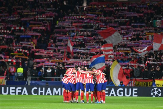 Spain Soccer Champions League Atletico - Lokomotiv