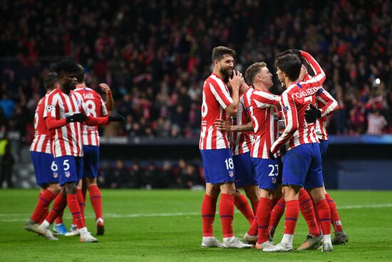 Spain Soccer Champions League Atletico - Lokomotiv