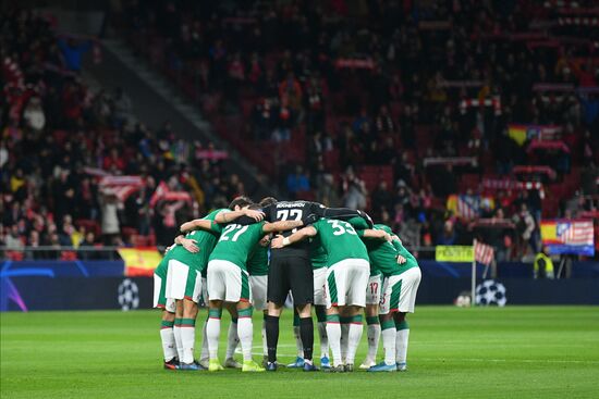 Spain Soccer Champions League Atletico - Lokomotiv