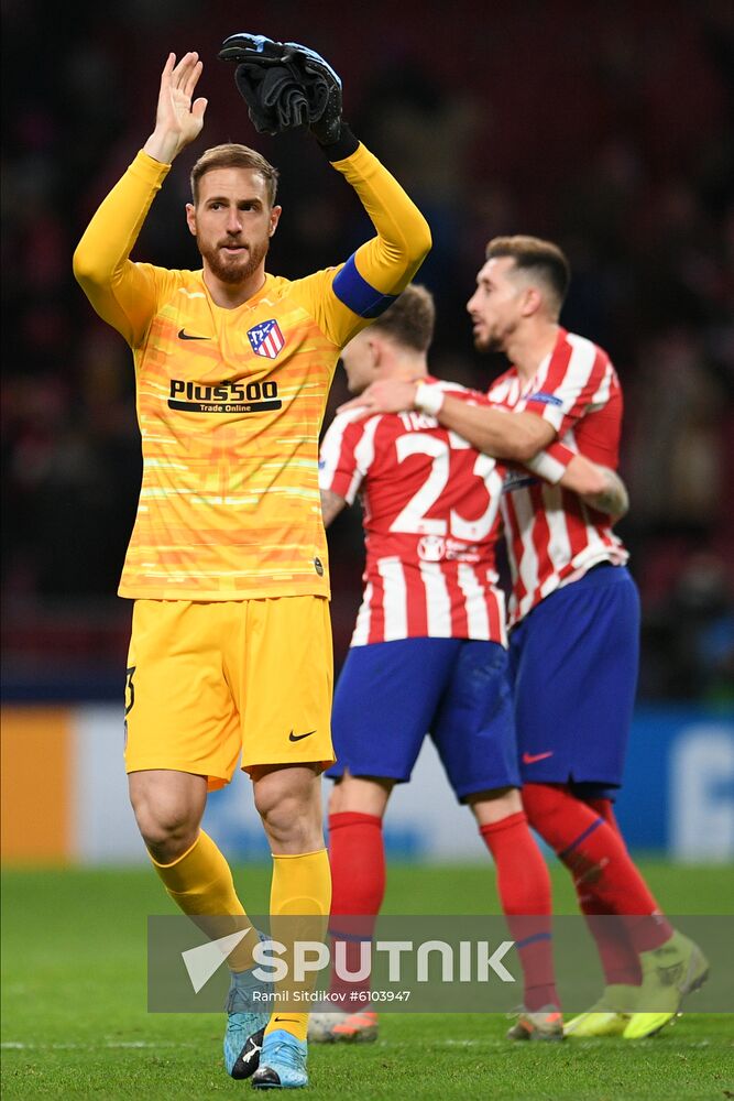 Spain Soccer Champions League Atletico - Lokomotiv
