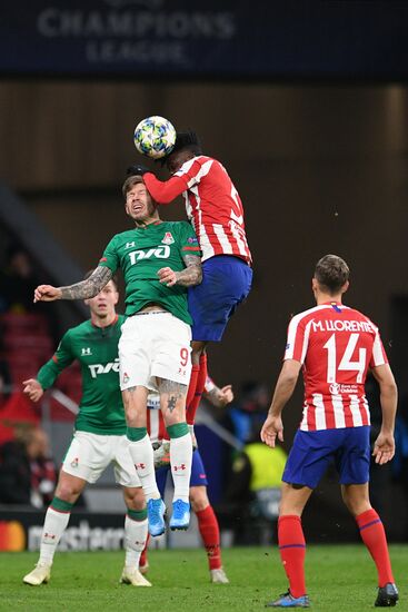 Spain Soccer Champions League Atletico - Lokomotiv