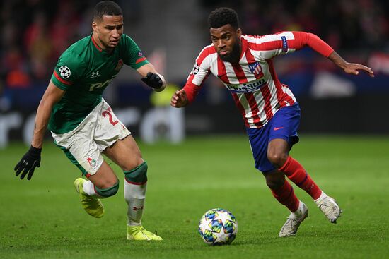 Spain Soccer Champions League Atletico - Lokomotiv