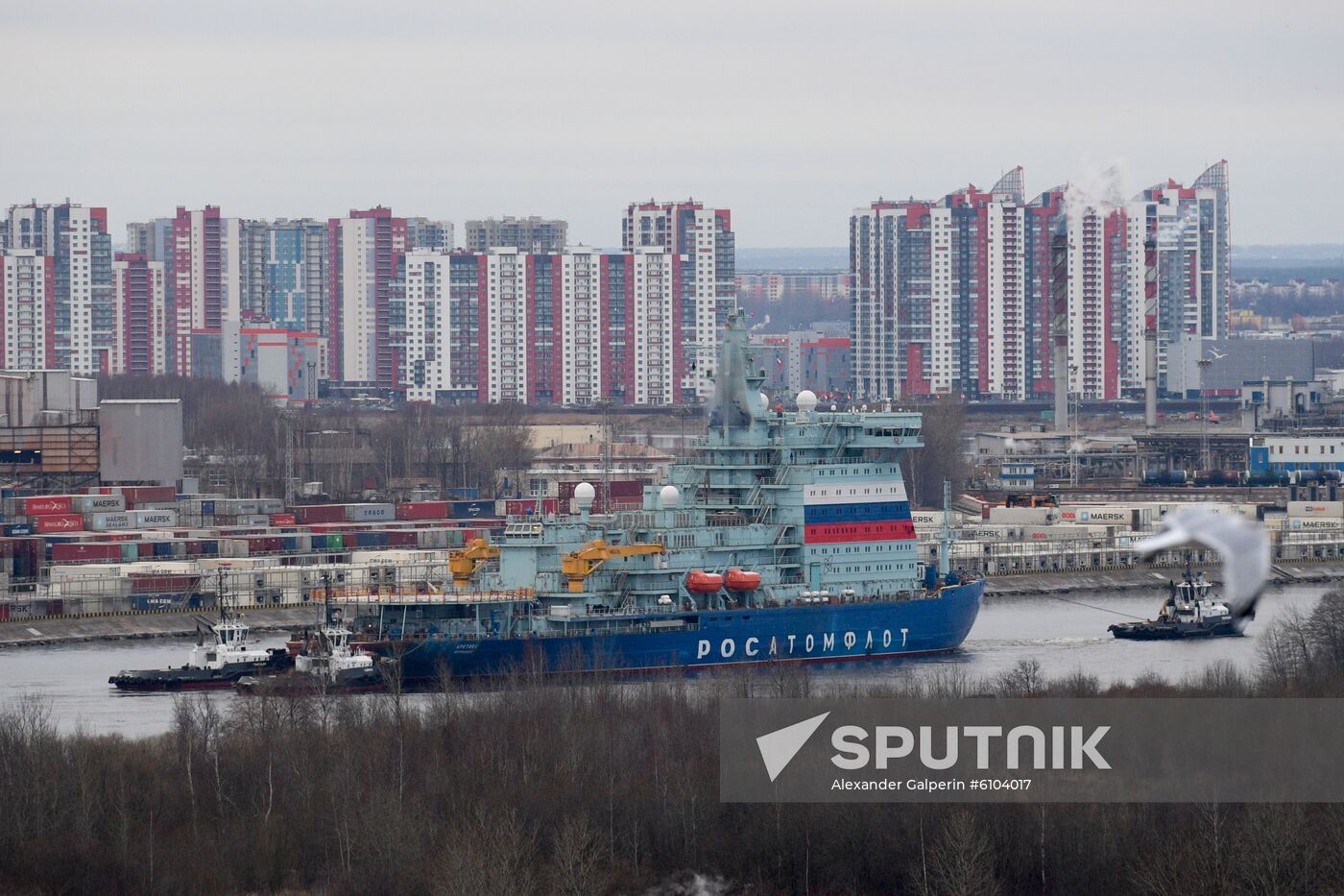 Russia Arktika Nuclear-Powered Icebreaker