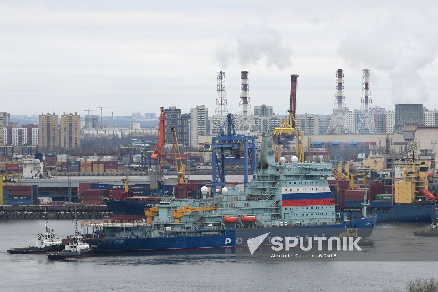 Russia Arktika Nuclear-Powered Icebreaker