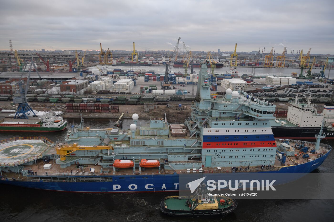 Russia Arktika Nuclear-Powered Icebreaker