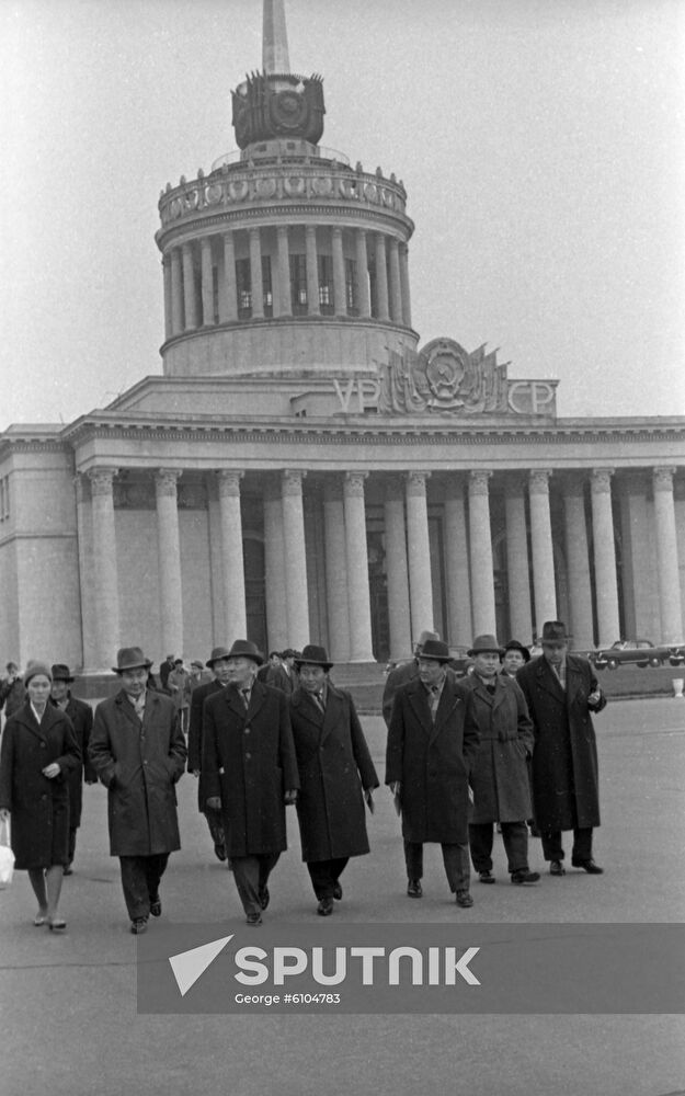 Delegation of Mongolia's People's Great Khural visits USSR