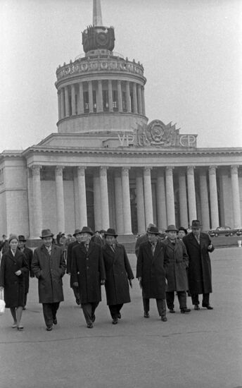 Delegation of Mongolia's People's Great Khural visits USSR