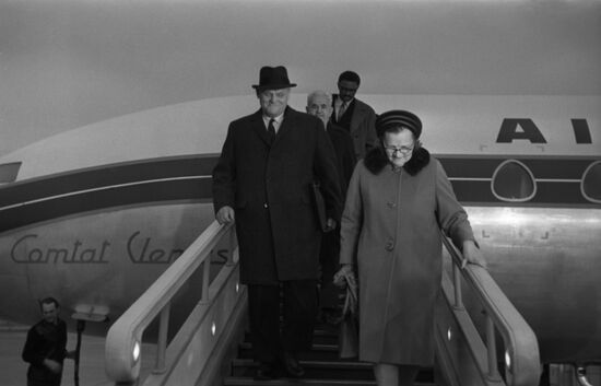 US delegation visits USSR