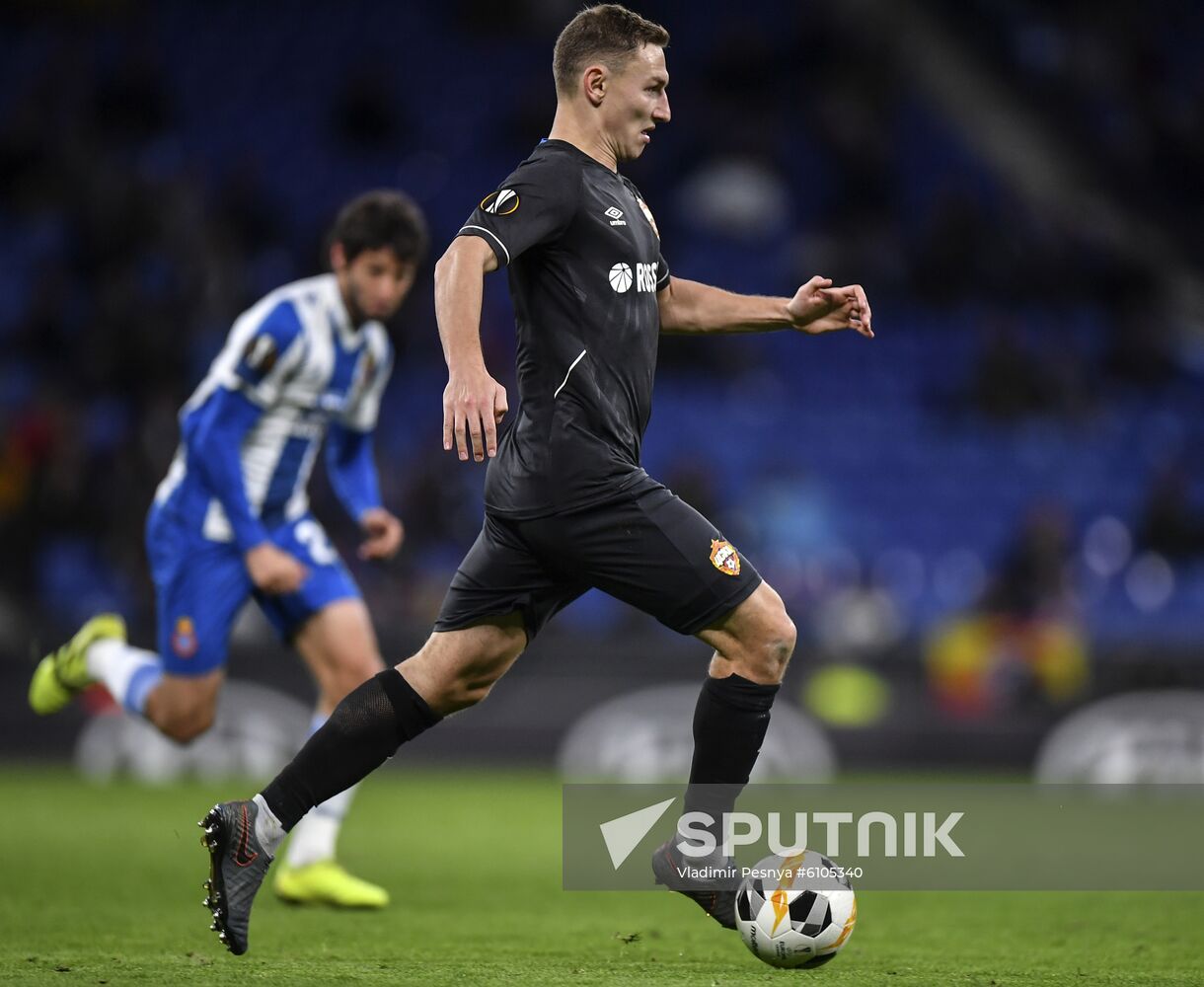 Spain Soccer Europa League Espanyol - CSKA