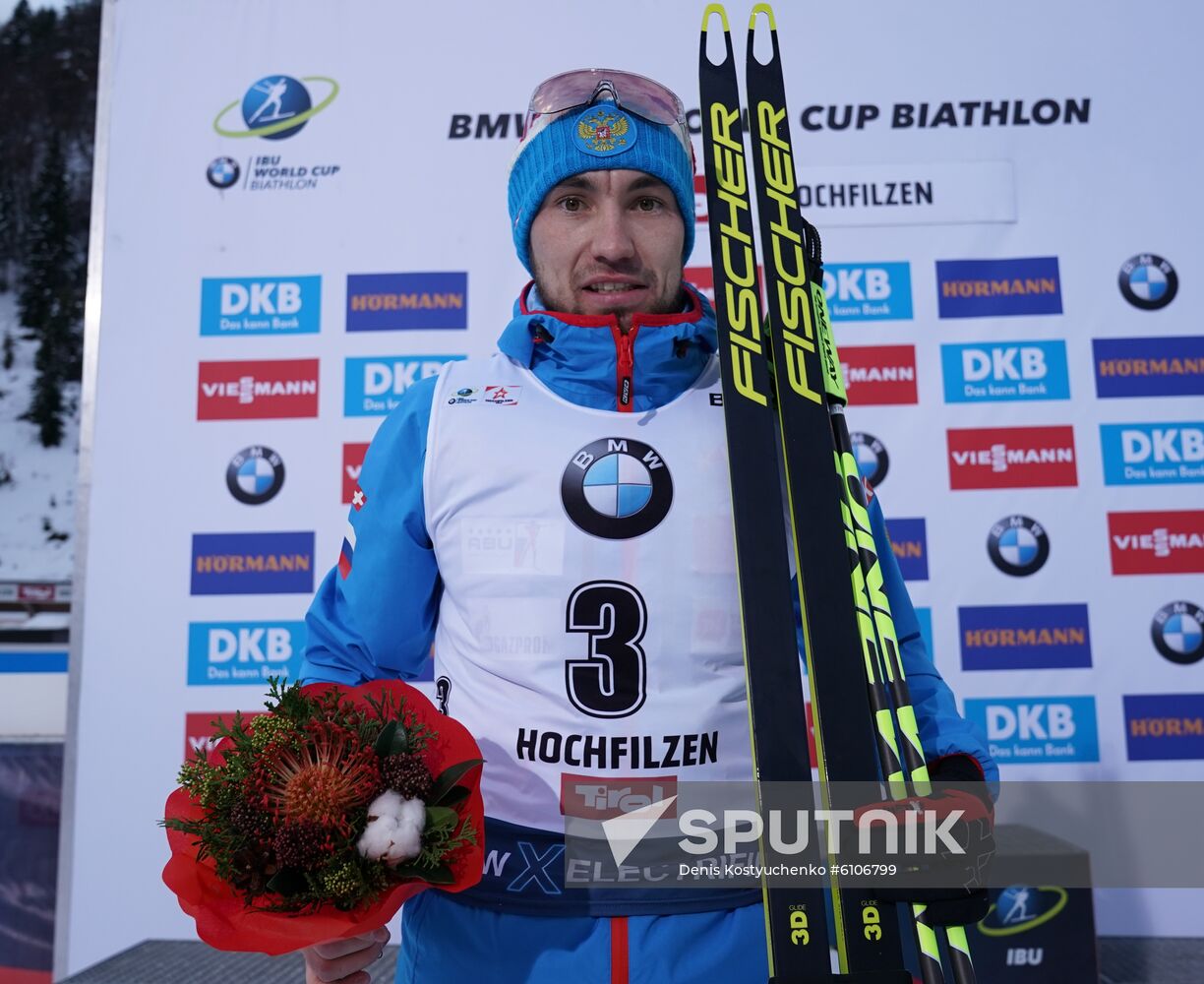 Austria Biathlon World Cup Men Pursuit