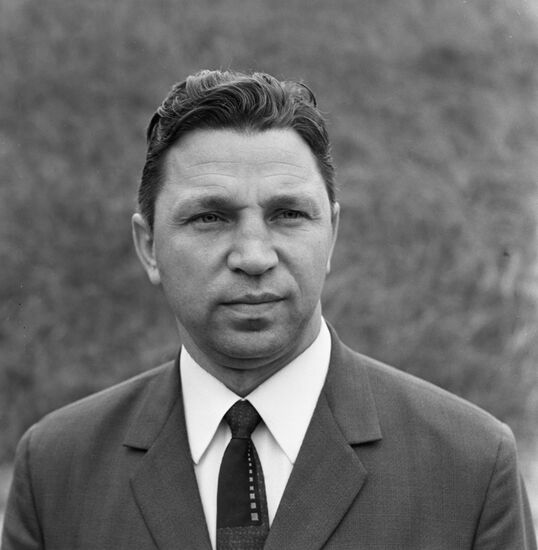 Distinguished coach of USSR in rifle shooting Yevgeny Polikanin